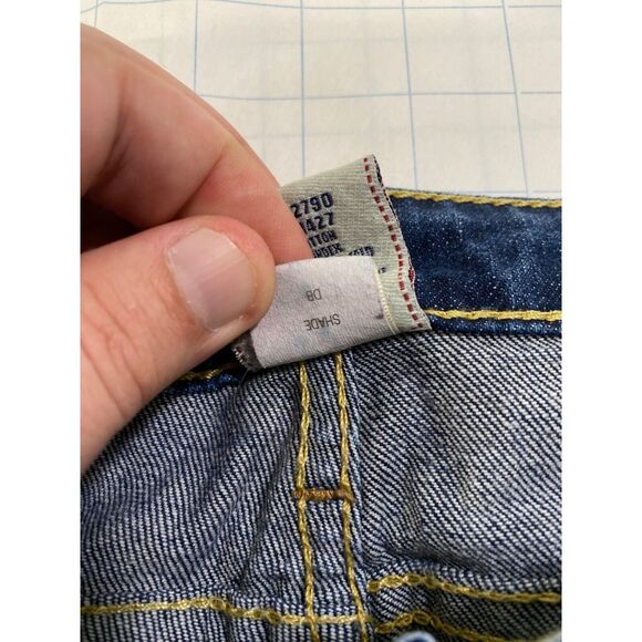 True Religion Women's Jean’s Blue Denim Julie Low Rise Flap Pocket Size 31 X 29 - Picture 14 of 14